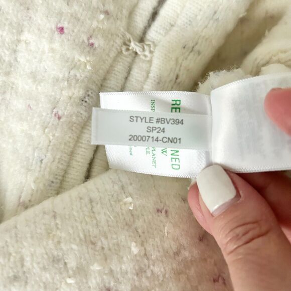 NEW J.Crew Cropped Lady Jacket Blazer in Marled Yarn Heather Ivory Size Medium - Picture 6 of 6